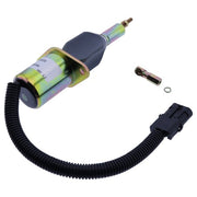 DURAFORCE 12V Fuel Shutoff Solenoid 3923680 3928160 For Cummins 6BT 5.9L & 6CT Case 7210