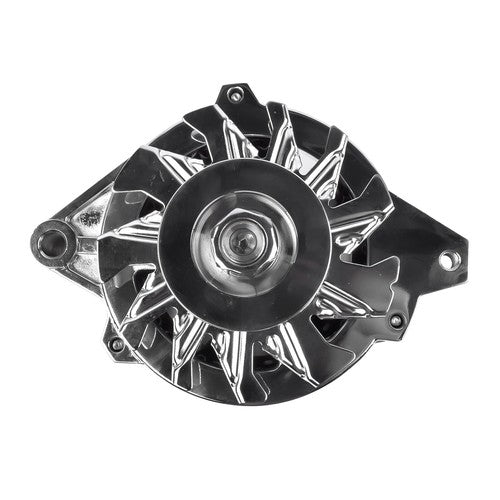 DURAFORCE 180A Chrome Alternator CS130 Style V-Belt Pulley for Chevy GM 7.4 5.0L 5.7L 6.2L