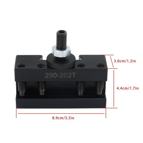 DURAFORCE For Lathe Tools Machifit 250-201XL Quick Change Turning and Facing Post Holder