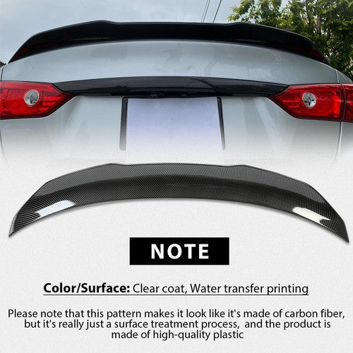 Rear Trunk Spoiler For 2014 2024 Infiniti Q50 Carbon Fiber Painted PSM Style