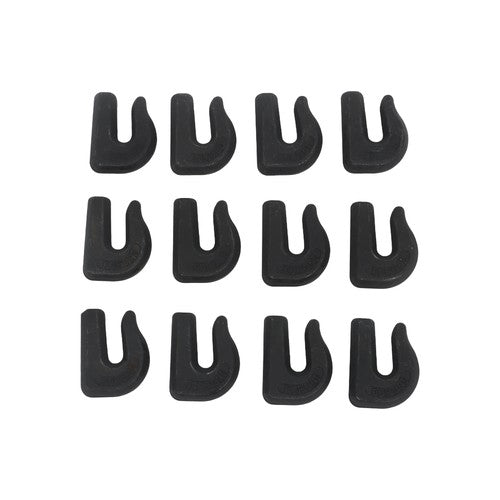 DURAFORCE 12 Pack 3/8" Weld On Grab Hook 6600lbs Heavy Duty G70 Forged Grab Chain Hooks