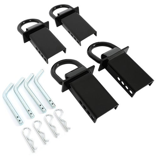 2x4 Heavy Duty Trailer Adjustable Stake Pocket D Ring for Zinc Coated 16200LBS