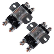 DURAFORCE 2Pcs Gas Golf Cart Solenoid For Yamaha G1 6 Terminal 12 Volt 100A J17-81950-01