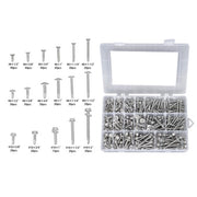DURAFORCE 425PC 410 Stainless Steel Self-Tapping Screws #8#10 Self-Drilling Assortment Kit