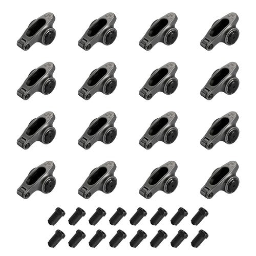 DURAFORCE For Chevy SBC 267 350 1.6 Ratio 7/16" Full Roller Rocker Arms No Self-Aligning
