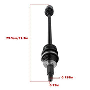 DURAFORCE Fit For Polaris RZR XP 1000 2014-2019 Front Left/Right CV Axles Drive Shaft