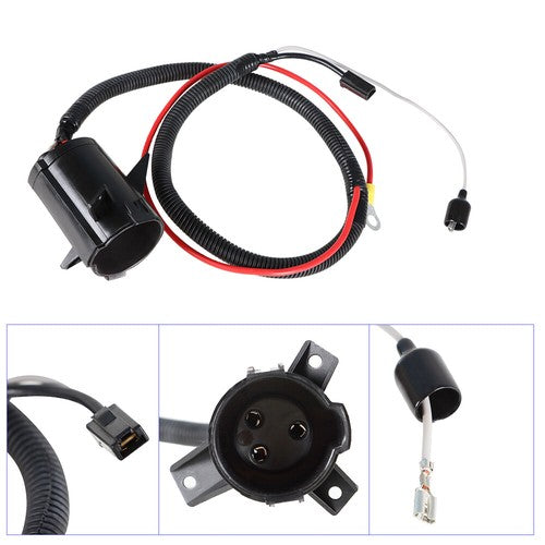 DURAFORCE For Club Car Precedent Electric Carts 2004+ DC Charger Plug Receptacle 48V
