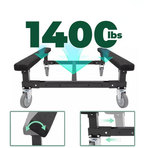 DURAFORCE Watercraft Dolly For Sea-Doo Yamaha Boat Jet Ski Stand Storage Cart PWC 1400lbs