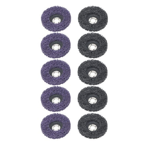 DURAFORCE Diamond Grinding Discs for Metal and Wood 12 Pack: 4 x 5/8" (6 Black, 6 Purple)