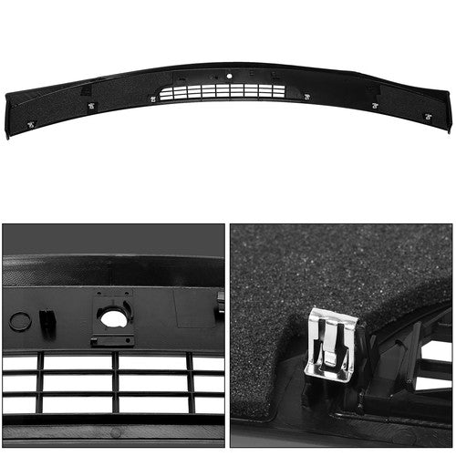Upper Dash Panel Trim Defrost Cowl for 06 16 Chevy Impala Black with Sensor Hole