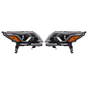 DURAFORCE Pair Headlights Assembly Set For Nissan Pathfinder 2017-2020 Halogen W/LED DRL