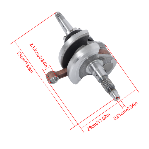 DURAFORCE 1:7 For HiSun 750 HS 750 Crankshaft Assy 1220A-007H-0000,12200-007G00-0200 UTV