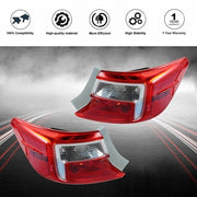 DURAFORCE Fit For Toyota Camry 2012-2014 One Pair Outer LH + RH Tail Light Brake Lamp