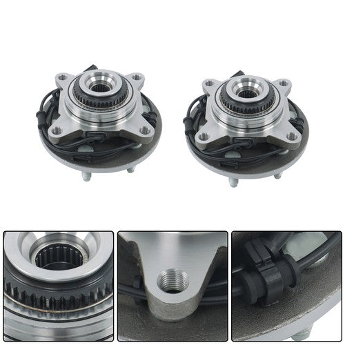 DURAFORCE For Ford Expedition Lincoln Navigator 2000-2006 4WD 2x Front Wheel Hub Bearing