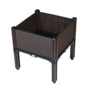 DURAFORCE Raised Garden Bed Outdoor Elevated Planter Box Herbs Flowers Plants Vegetables