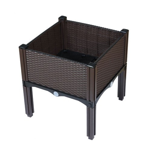 DURAFORCE Raised Garden Bed Outdoor Elevated Planter Box Herbs Flowers Plants Vegetables