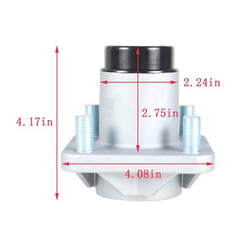 DURAFORCE For EZGO RXV Gas & Electric 609603 2x Golf Cart 2008-UP Front Wheel Hub Assembly
