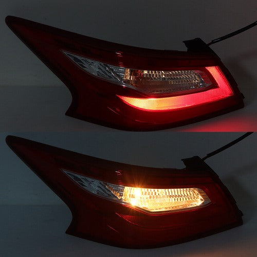 DURAFORCE Fit For Nissan Altima 2016-2018 Red Left Driver Outer Side Tail Light Brake Lamp