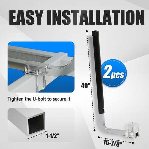 Boat Trailer Guide On Post with PVC Poles 40 Pair