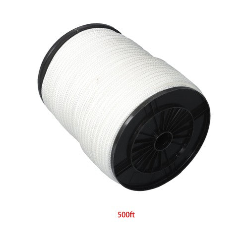 DURAFORCE 3/8in × 500ft Nylon Solid Braid Rope High UV Abrasion Resistance Industrial