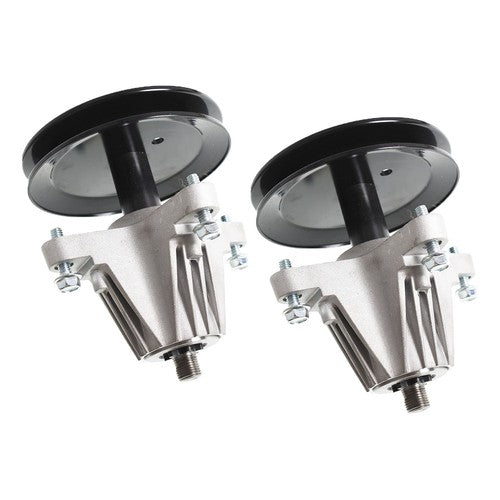 DURAFORCE 2 Pcs Spindle With Pulley Bolt For Troy Bilt Tb42 Pony Bronco Tb42 7-Speed