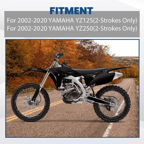DURAFORCE For Yamaha YZ125 YZ250 2002-2020 Restyle Black Plastic Kit Set 2018 Style