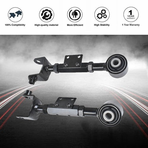 DURAFORCE Rear Upper Adjustable Control Arm LH & RH Pair Kit Fit For Honda Element 02-11