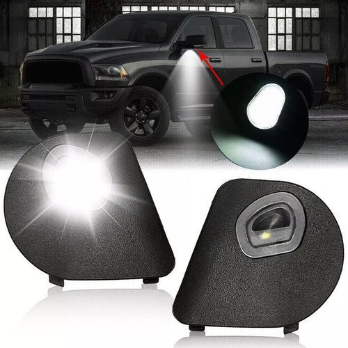 LED Side Mirror Puddle Lights for Dodge Ram 1500 2500 3500 4500 5500 2010 2019