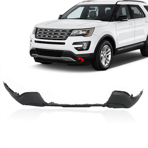DURAFORCE For Ford Explorer 16-2017 Lower Grille&Lower Bumper&Skid Plate&Fog Light Frame