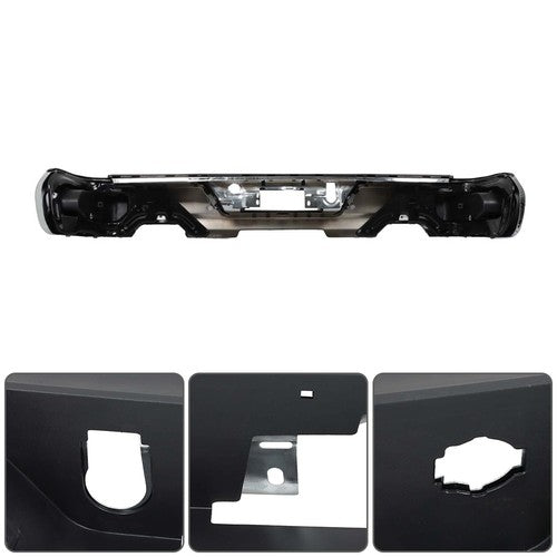 DURAFORCE W/ Vent And Sensor Hole Auto Rear Bumper Metal For Chevrolet 2019-2023 &GMC NEW