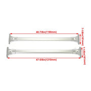DURAFORCE Aluminum Roof Rack Cross Bars Luggage Carrier For Infiniti QX56 11-13 QX80 14-24