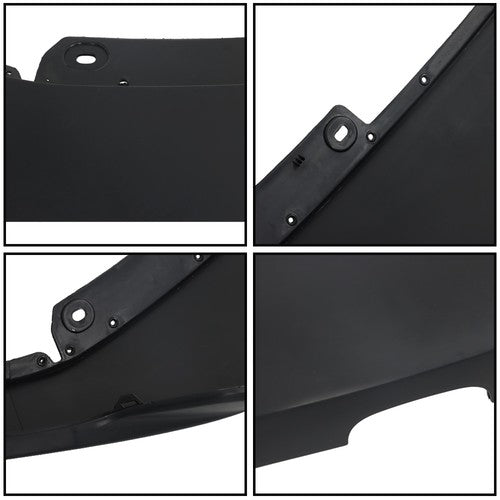 DURAFORCE Front Bumper Upper Grille Garnish Molding Cover Grill For Honda Civic 2022-2023