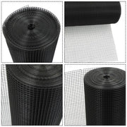 DURAFORCE 1/2inch Hardware Cloth 19 Gauge Black PVC Coated Wire Fencing Garden Fence Roll