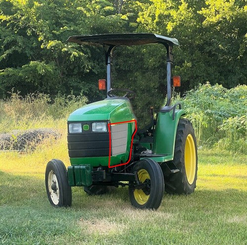 DURAFORCE Pair Side Panels For John Deere 4200 4210 4300 4310 Replaces LVU10564 LVU10565