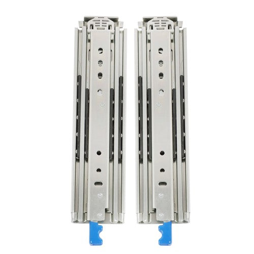 DURAFORCE Locking Drawer Slides 12 Inch Full Extension & Lock 500 lb Load Capacity 1 Pair