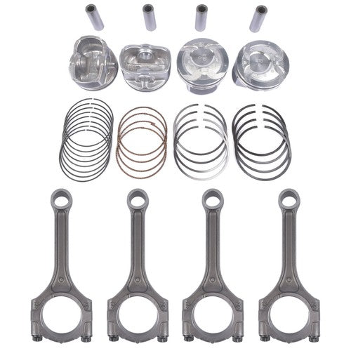 DURAFORCE 4x Connecting Rod & Piston Kit For Hyundai Veloster Kia Rio Soul 1.6L 2012-2017