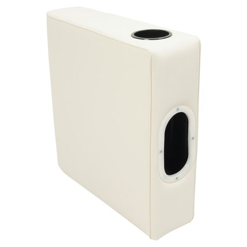 DURAFORCE 7" Right Pontoon Arm Rest For Universal Pontoon Boat Parts White #8WD112-204