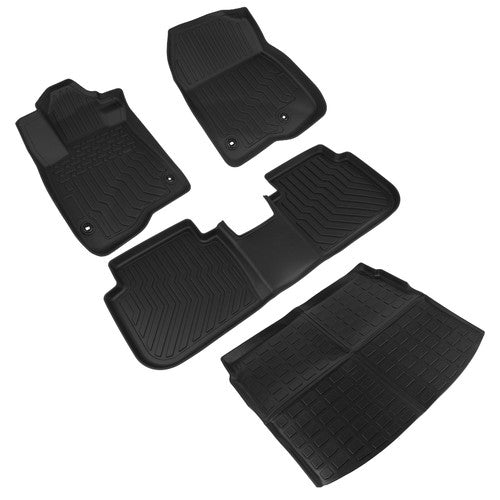 DURAFORCE TPE Floor Mats Liners for Honda CR-V CRV 2023 2024 2025 Include Hybird Models