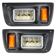 DURAFORCE LED Headlights/Tail Lights Kit Adjustable For Club Car DS G&E Golf Cart 93+ USA