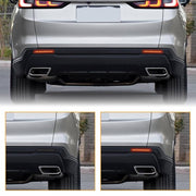 DURAFORCE Rear Bumper LED Reflector Lights Pair For 2023 2024 Honda CR-V CRV Smoked Lens