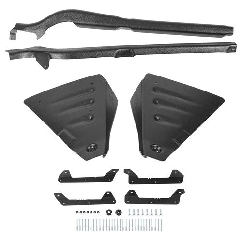 DURAFORCE Black A Arm Trailing Guards Protectors Set For Can Am Maverick X3 XRS