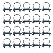 DURAFORCE 20Pieces 19/32" 13mm - 15mm Fuel Injection Hose Clamp / Fuel Clamps New
