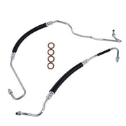 DURAFORCE 2pcs Power Steering Pressure Line Hoses for Chevy Silverado GMC Sierra 6.6L V8