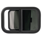 DURAFORCE RV Window 21" X 14" Teardrop Horizontal Sliding Replacement w/ Screen&Trim ring