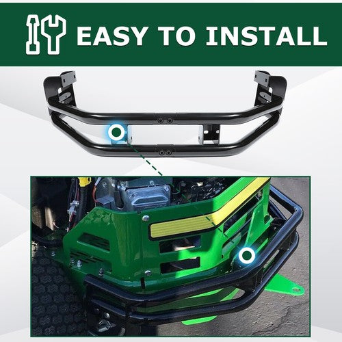 DURAFORCE Rear Bumper Bar & Hitch Kit For John Deere Z235 Z345M Zero-Turn Mowers #BM24481