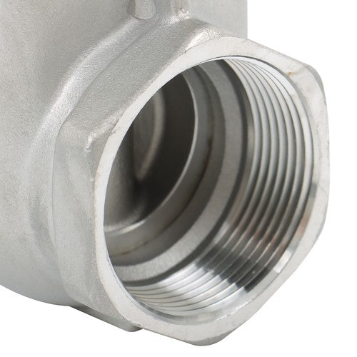DURAFORCE Stainless Steel Gate Valve 1-1/2" NPT Female Rotary Sluice Valve With Wheel Hand