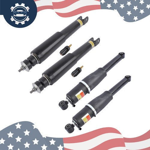 DURAFORCE 2× Rear + 2× Front Air Suspension Shocks For Chevy GMC Cadillac SUV 25979391