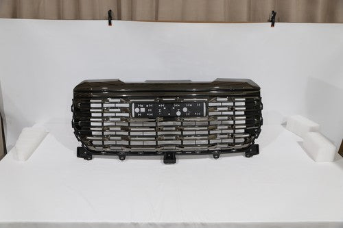 For 2022-2024 GMC Sierra 1500 Denali Black Chrome Front Bumper Grille Grill
