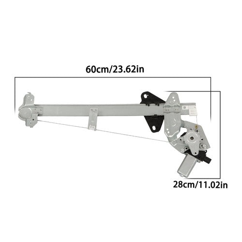 DURAFORCE For Honda Fit 2009-2014 Power Window Regulator Front Right W/Motor 2-Pin 751-622