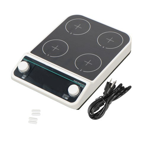 DURAFORCE 4 Position Multiple Magnetic Stirrer Digital Magnetic Stirrer 4*500ml Capacity